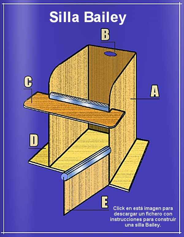 Instrucciones para la construcción de una silla Bailey Instrucciones silla Bailey